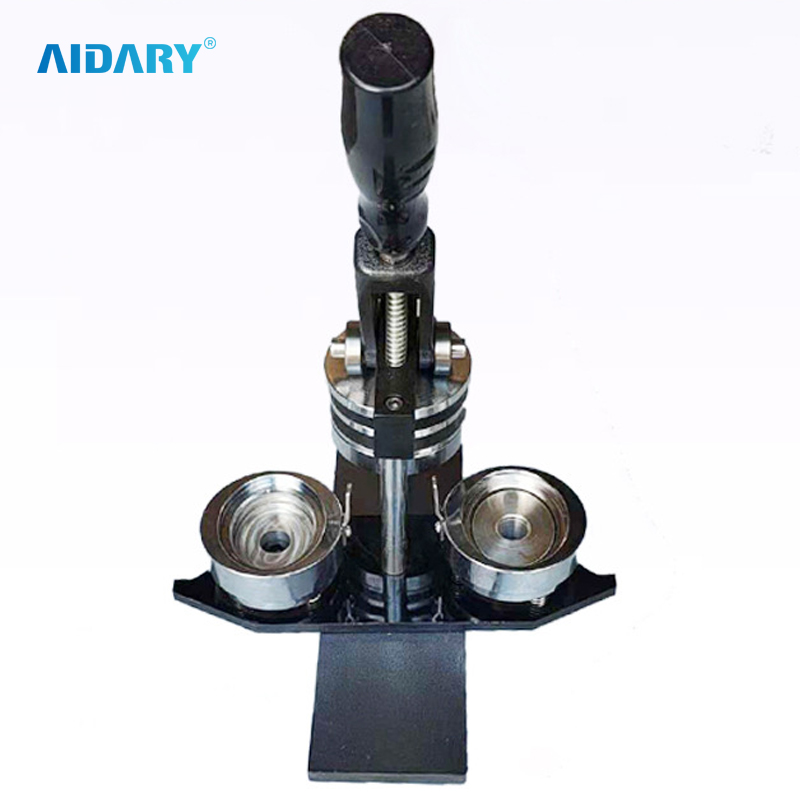 55mm Top Quality Manual Handed Oval Button Press Machine