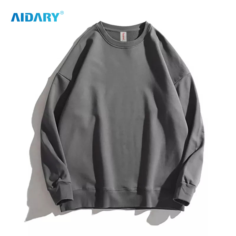 AIDARY Cotton Polyester Blend Dropshoulder Sweatshirt