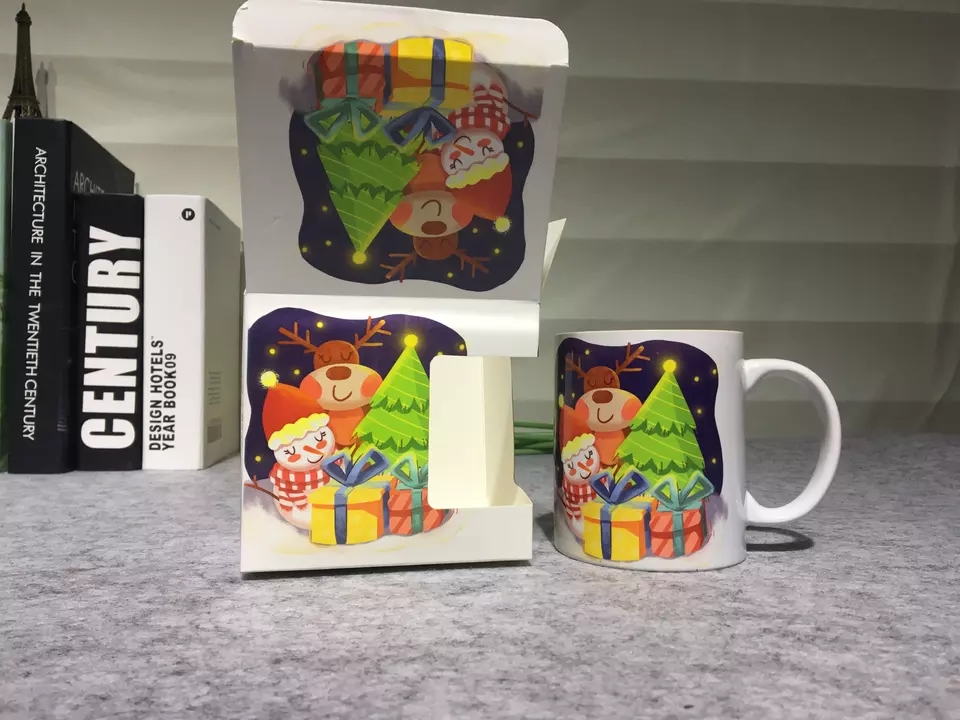 AIDARY DIY Mug Package Box for 11oz Sublimation Mug Customized Mug Box