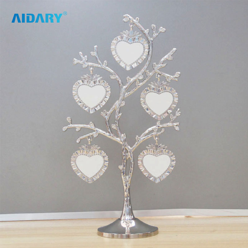 AIDARY Sublimation Family Tree Photo Frame - Welcome Pine