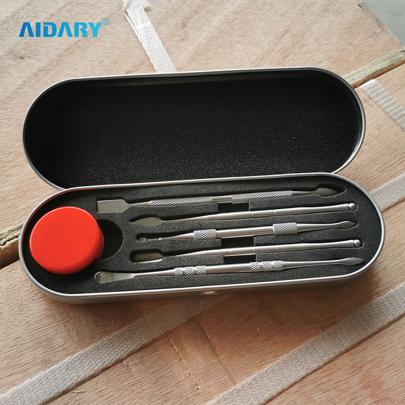 Rosin Wax Tool Set 5 Tools with Silicone Collection
