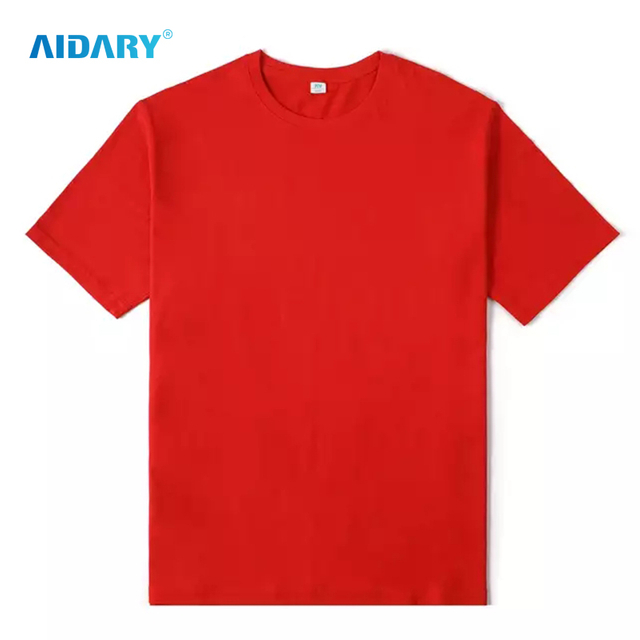 AIDARY 210gsm Unisex Combed Cotton T Shirt for Sublimation