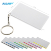 Sublimation 53*85mm Credit Card Size Plastic Keychain