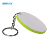 Sublimation 39mm Round Plastic Key Chain Sublimation ABS Keychain