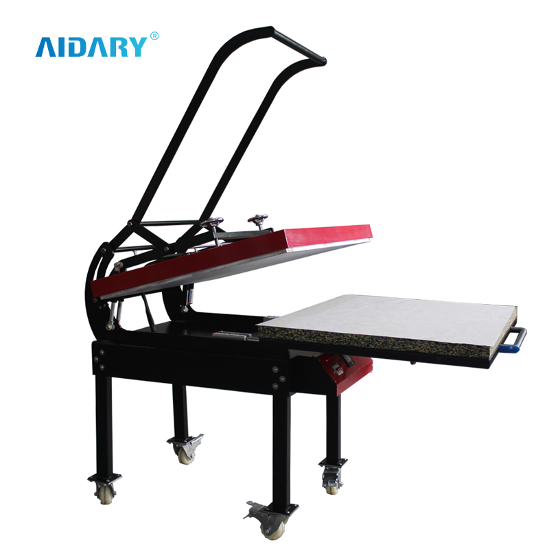 AIDARY 80cm X 100cm(31"x39") Big Size Slide Out Design Heat Press Machine Sublimation with Stand MHP01