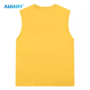 AIDARY Summer Personalized Logo Loose Pure Cotton Vest