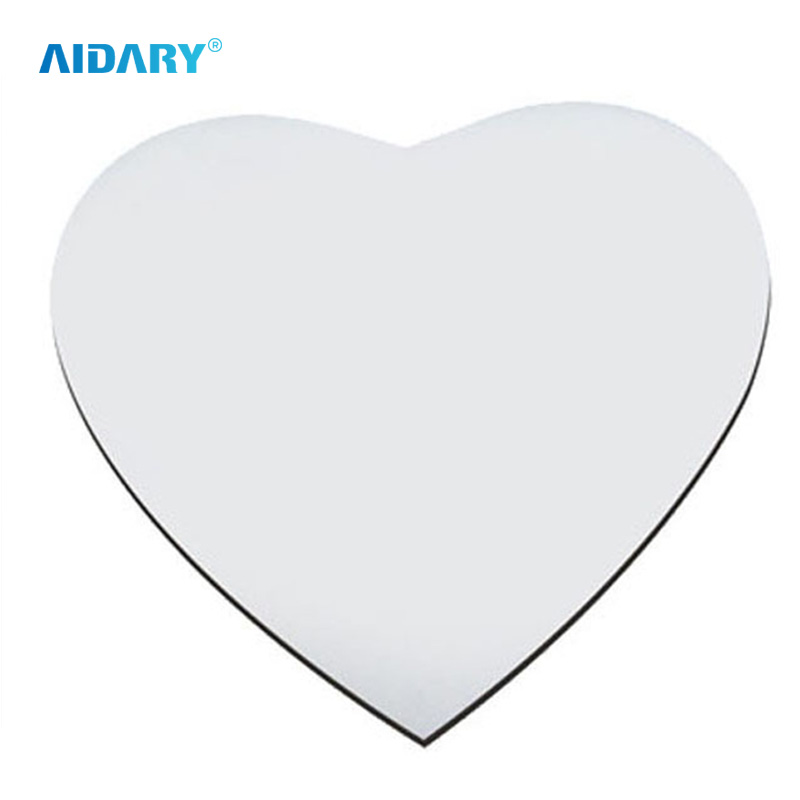 AIDARY 3mm Heart Mouse Pad for Sublimation