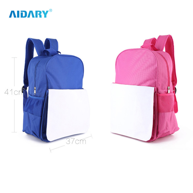 AIDARY Can Be Printed Photo Washable Sublimation Student Backpack School Bags for Kids