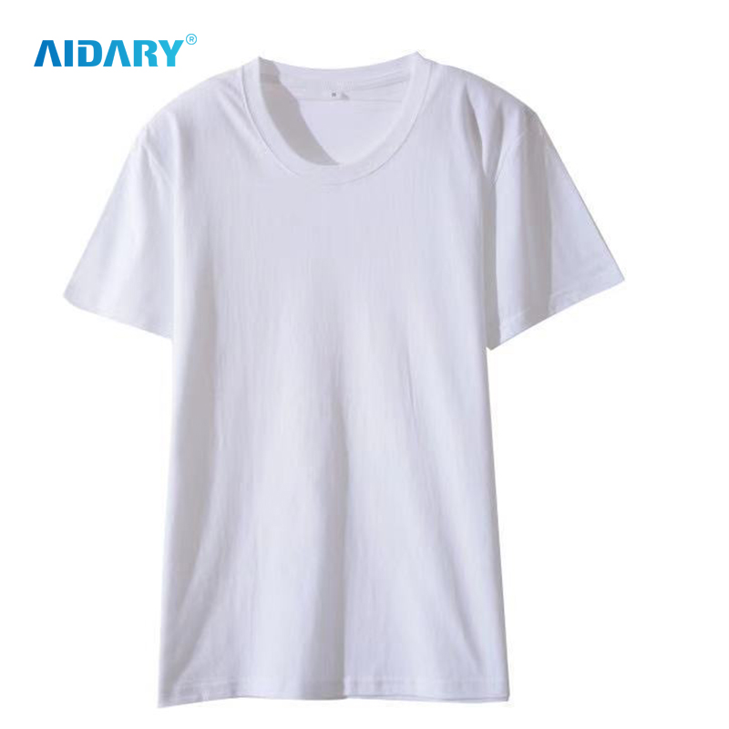 AIDARY EU Size 180gsm Unisex Combed Cotton T Shirt