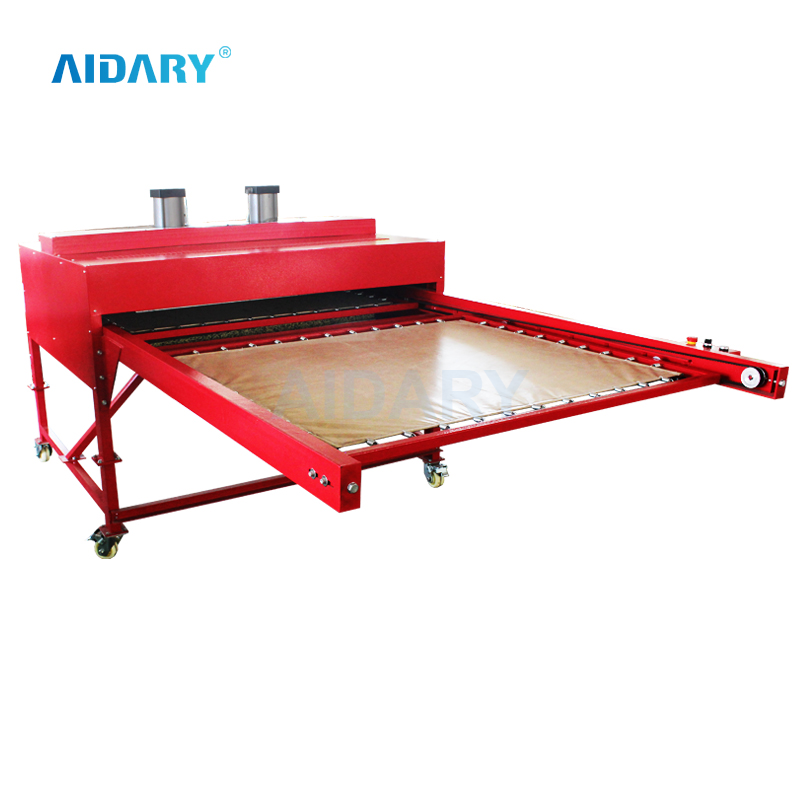 Double Slide-out Working Tables Only Need One Person Operate Popular Type with Higher Pressure Suitable for Large Sizes Printing tshirt printing machine D2