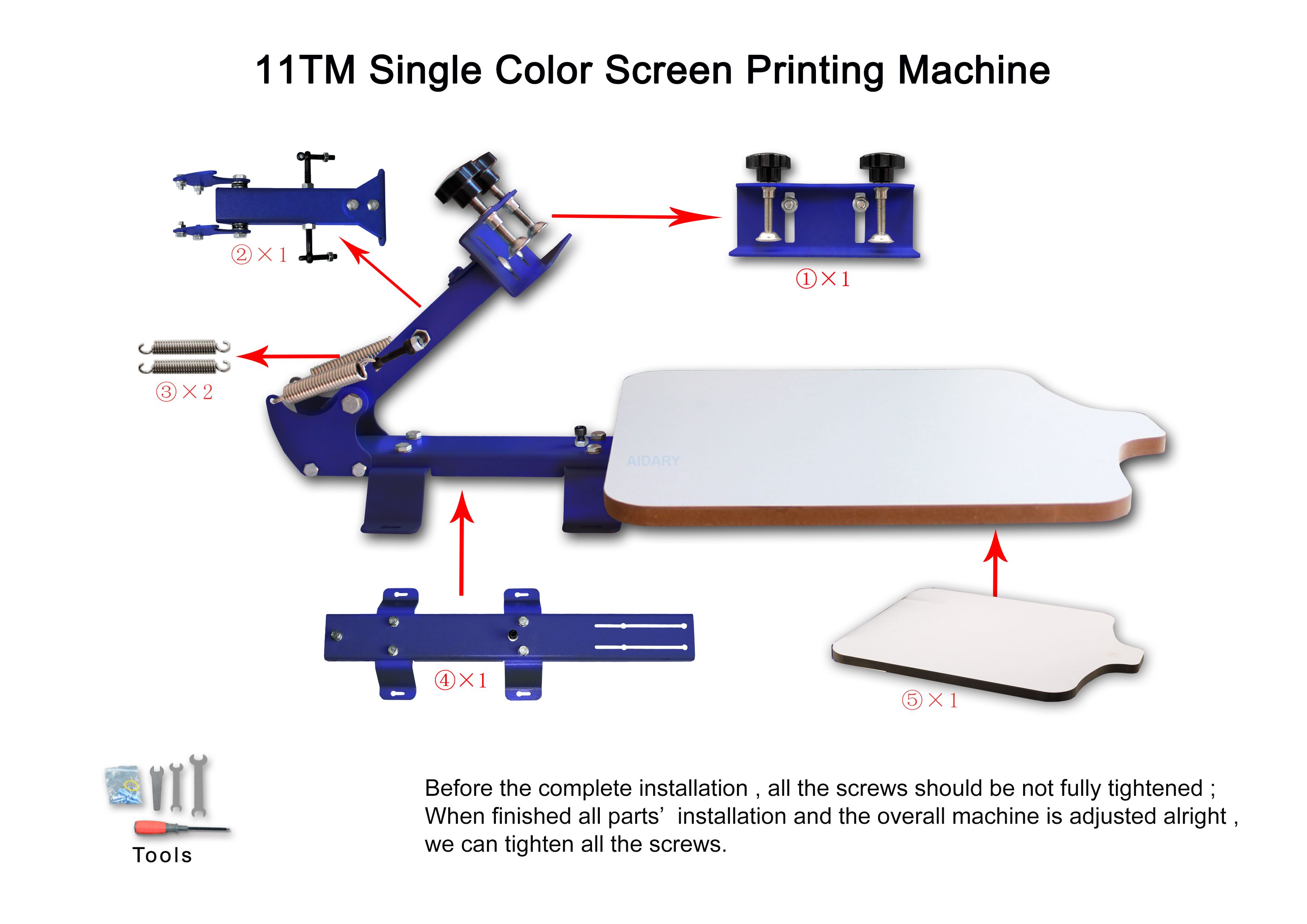 One Color Screen Printing Machine 006205-5 (1)