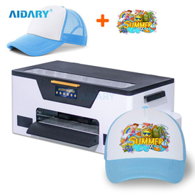 AIDARY Desktop A3+ Single Head XP600 Printer Head DTF Printer With Roll Feeder And Oven