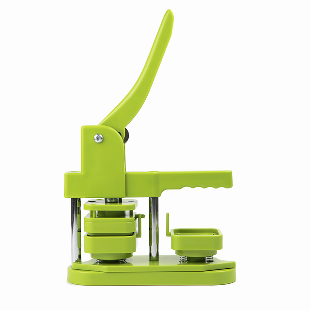 ABS Pink Color Square Badge Making Machine with Mold at 55 X 55mm