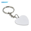 35*35*2mm Heart Plastic Key Chain With Triangle Key Chain