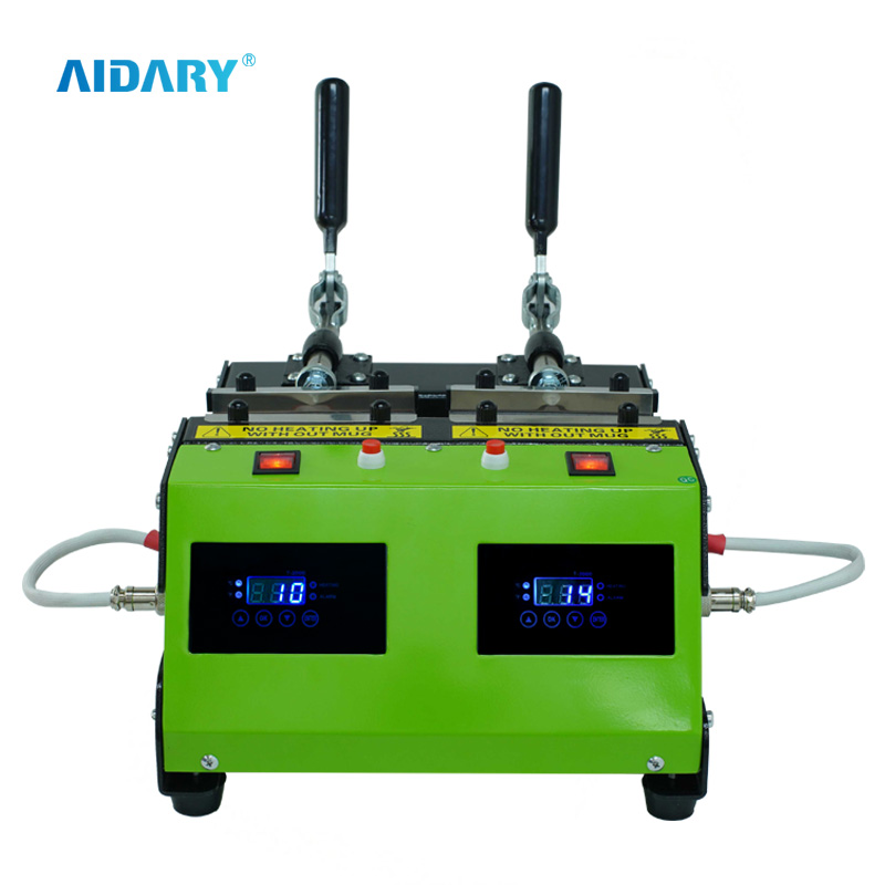 AIDARY Individual Controller Double Heating Element Ceramic Mug Printing Machines AP1821