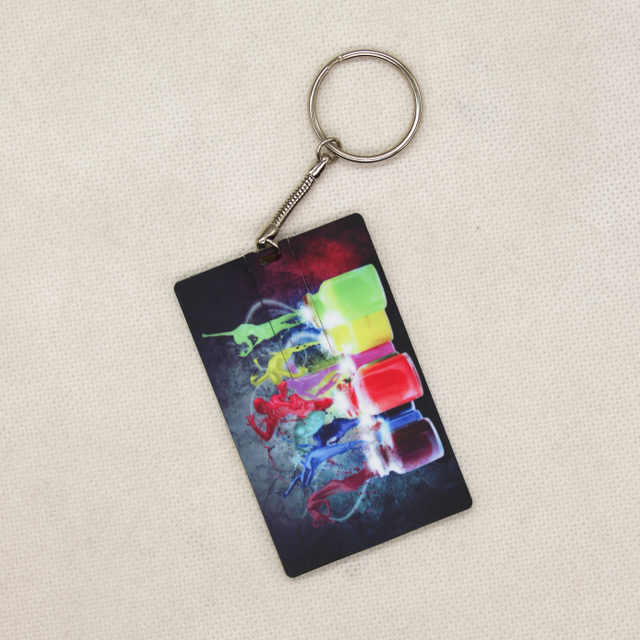 Sublimation Square Plastic U-Disk without chip