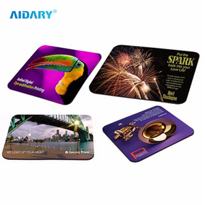 AIDARY 3mm Mouse Pad Sublimation Mousepad White Custom Rubber Mat Blank Sublimated