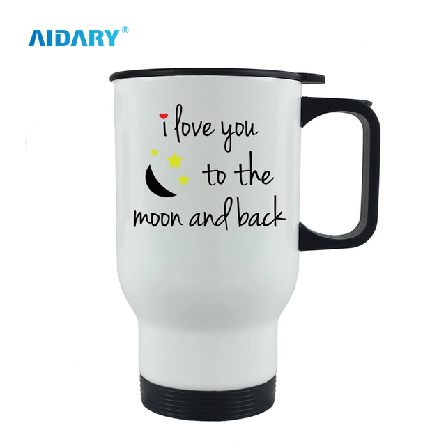 AIDARY Sublimation 450ml Stainless Steel Car Mug
