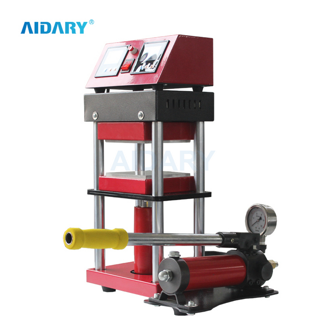 AIDARY High Quality Dual Heating Dry Pressed Flowers Resin Coasters15 Ton Hydraulic Rosin Press 