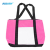 AIDARY Sublimation Printable Blank Mummy Bag Sublimation Tote Diaper Bags Eco-friendly Recyclable Mummy Bag
