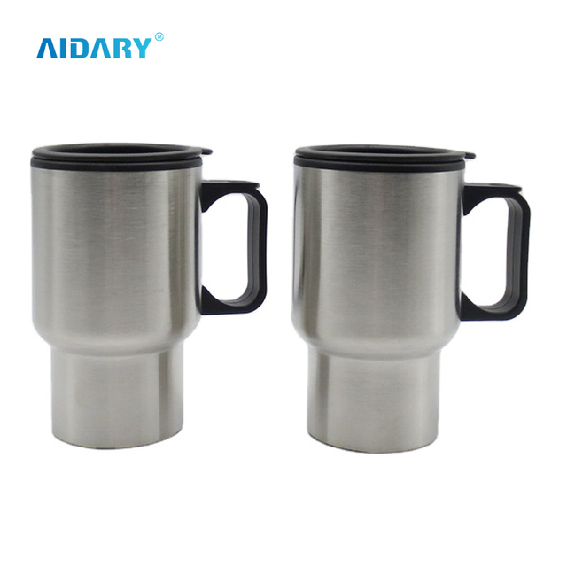 AIDARY Sublimation Double Layers 450ml Stainless Steel Travel Cup Sublimation Car Mug
