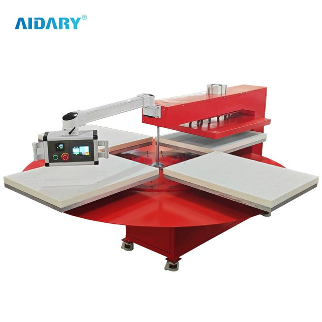 AIDARY 4 Station Turntable Rotary Transfer Heat Press Industrial Heat Press