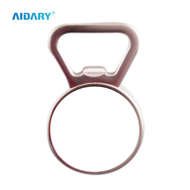 AIDARY Sublimation Metal Refrigerator Stick-Bottle Opener Square