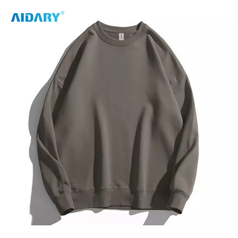 AIDARY Unisex Cotton Polyester Blend Dropshoulder Hoodie