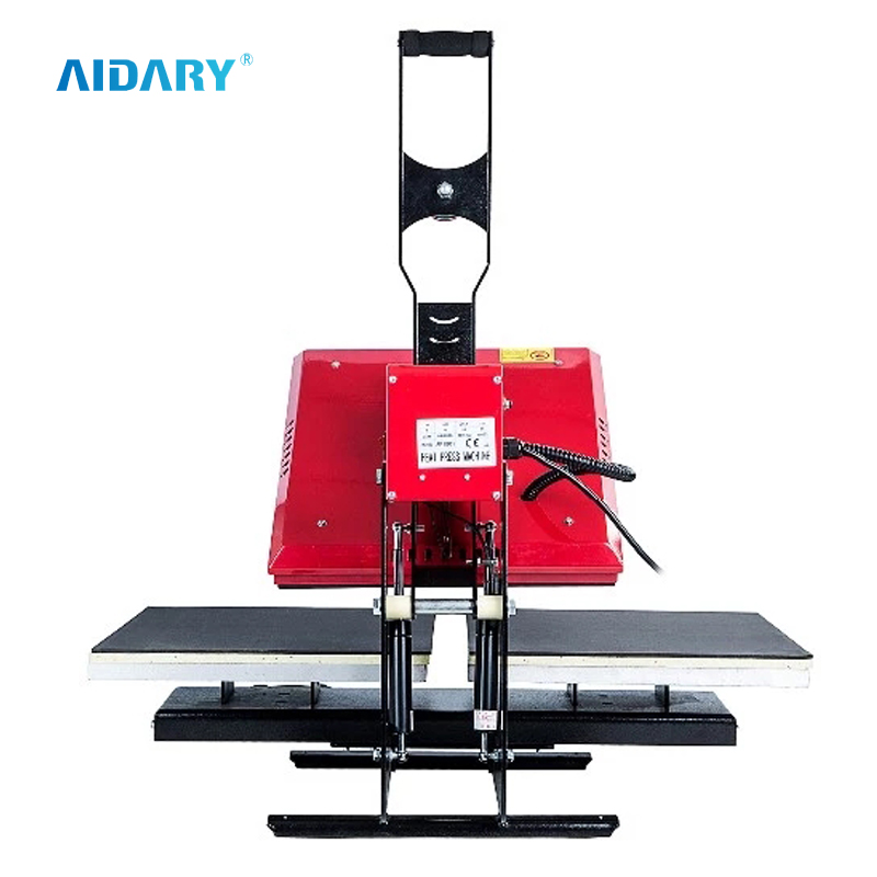 AIDARY High Efficiency Double Working Tables LCD Controller Insert T-shirt Bottom Plate Heat Press Machine