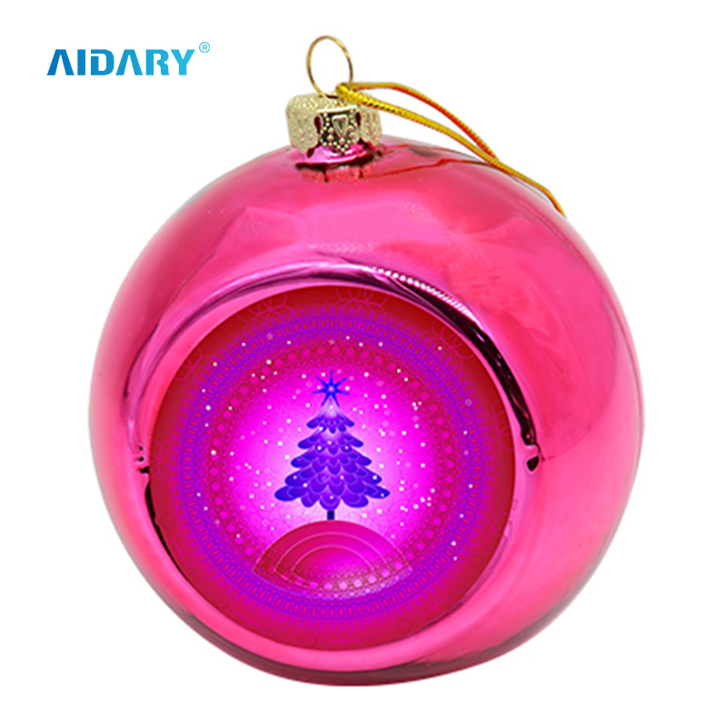 Sublimation Christmas Ball Personalized Hanging Christmas Balls DIY Blank Sublimation Ornaments