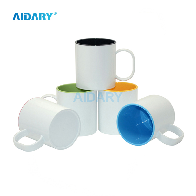 AIDARY DIY 11oz Top Grade Inner Colourful Sublimation Coating Mug 