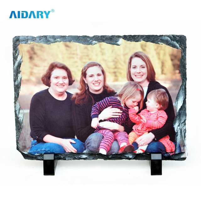 Sublimation Rectangle 10*15cm Rock Slate Photo Stone for Heat Transfer
