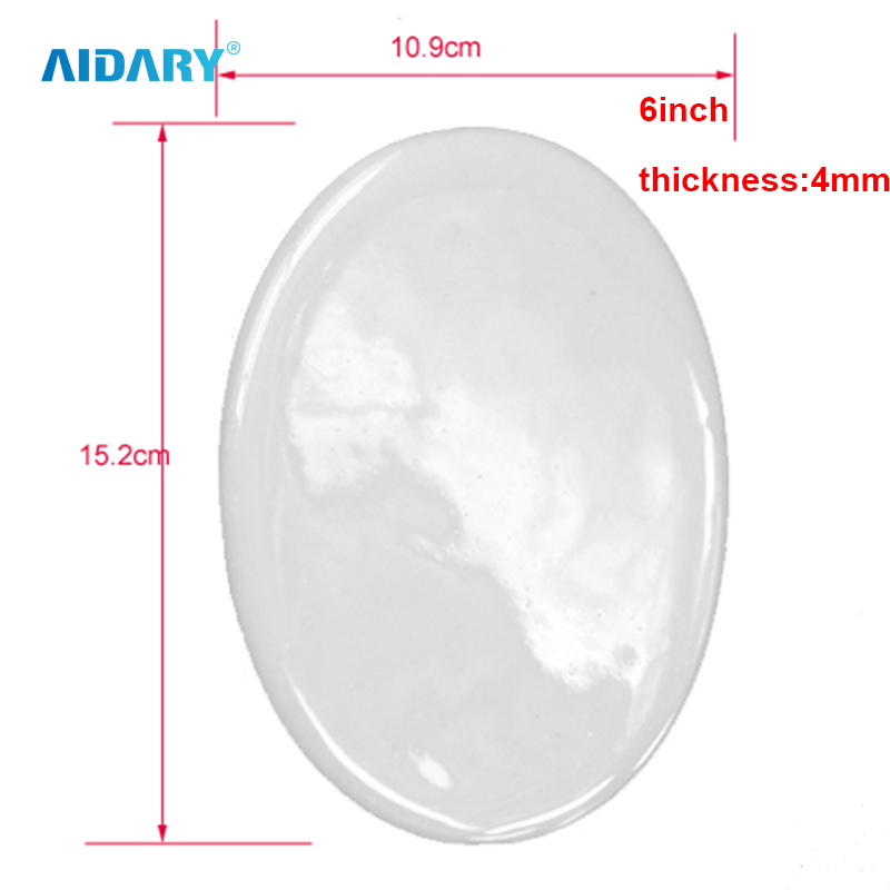 6inchellipse golden porcelain ornament