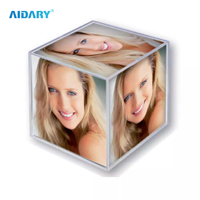 10x10cm Cube Pictures Frame with LED light