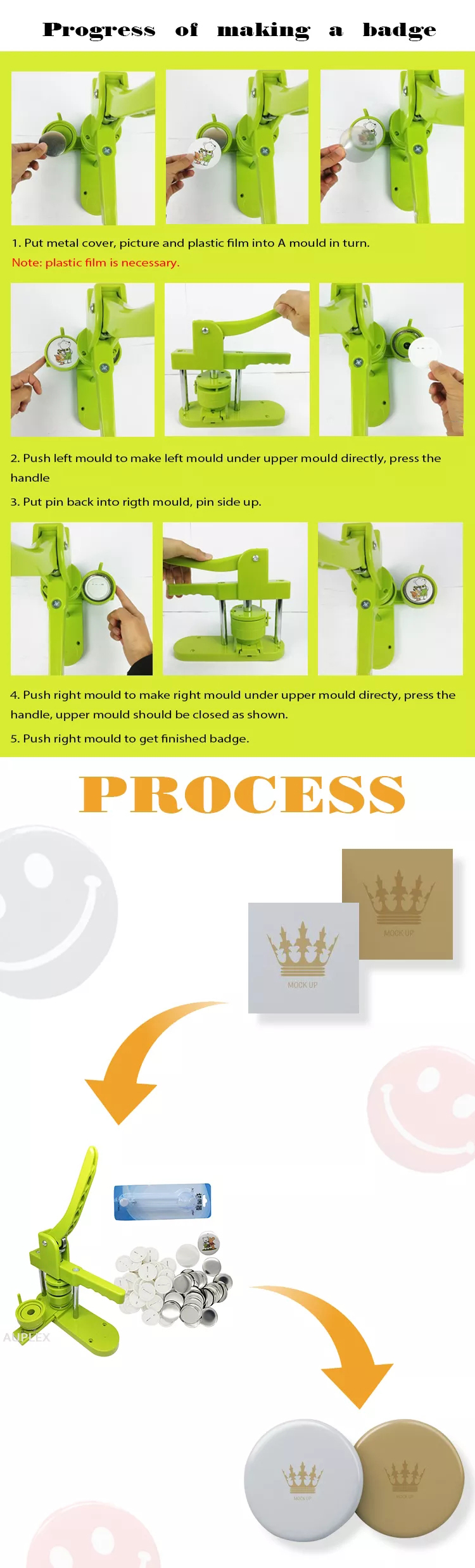 ABS badge making machin (2)