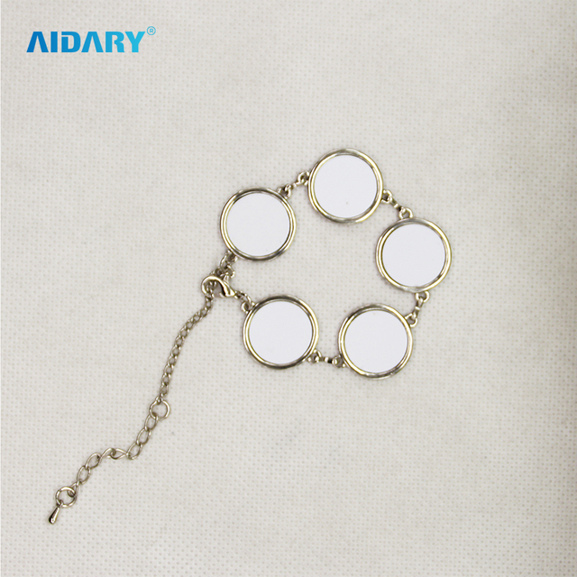 5pcs Round Bracelet for Sublimation