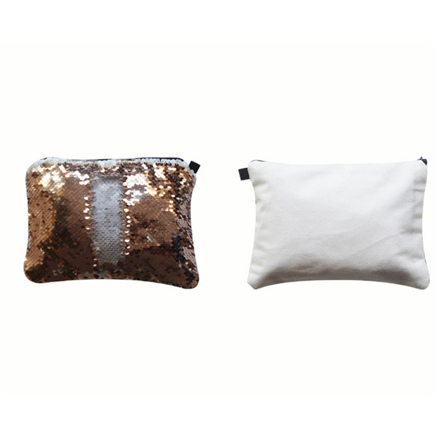 Sublimation Glitter Cosmetic Bag