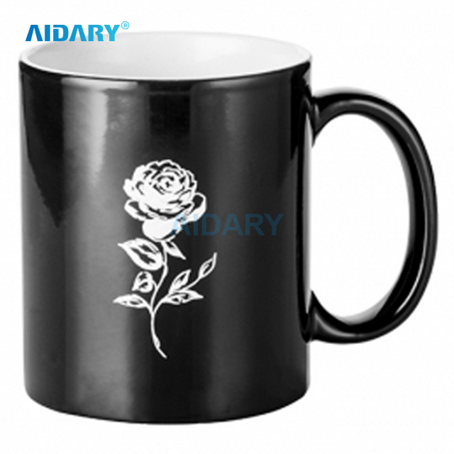 AIDARY 11oz Engraving Color Changing Mug Sublimation Blanks Mug
