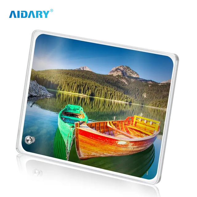 Sublimation 8 Inch Rounded Crystal Photo Frame sublimation glass frame BL-06