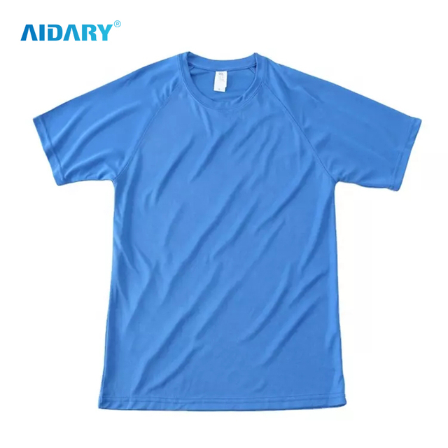 AIDARY Sublimation Blank Tshirt 150gsm 100% Polyester Women T Shirt