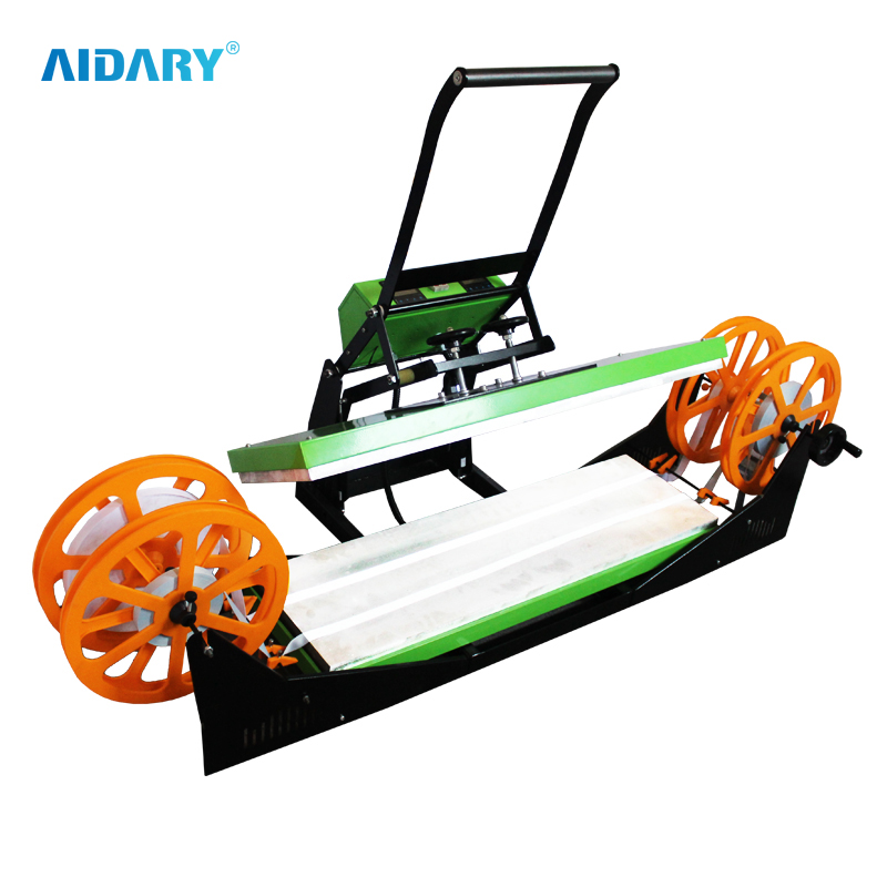 AIDARY Dual Heated Plates High Pressure High Efficiency Specially 30cm X 100cm Lanyard Heat Press Machine