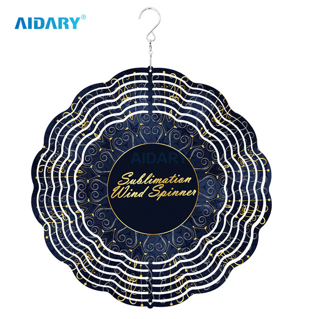 Sublimation Wind Spiral Spinner For Home