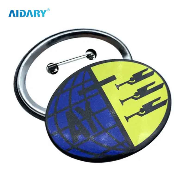 39*31mm Size Oval Badge Button
