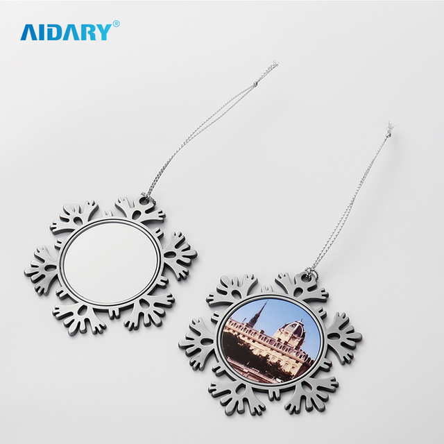 AIDARY Christmas Metal Ornament - Snowflake