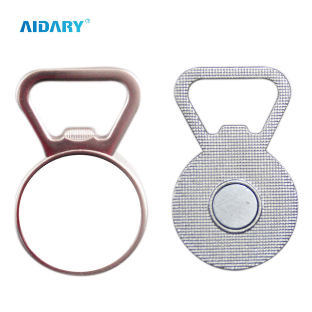 AIDARY Metal Refrigerator Stick-Bottle Opener Round