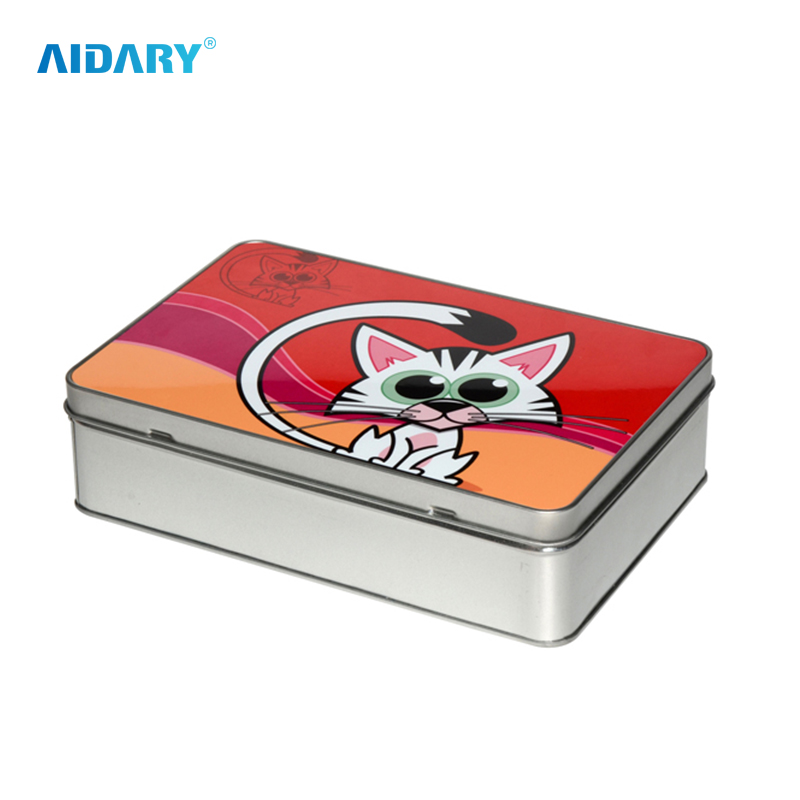 Rectangle Metal Box Sublimation Candy Tin Case