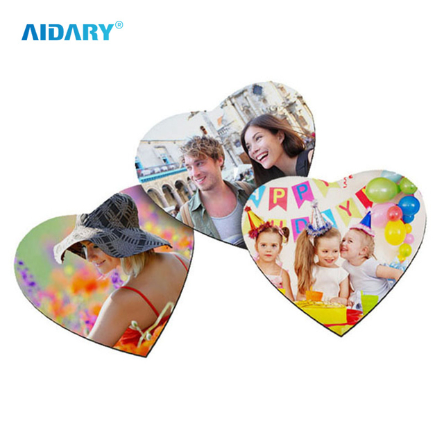 AIDARY Sublimation Heart Mouse Pad 5mm