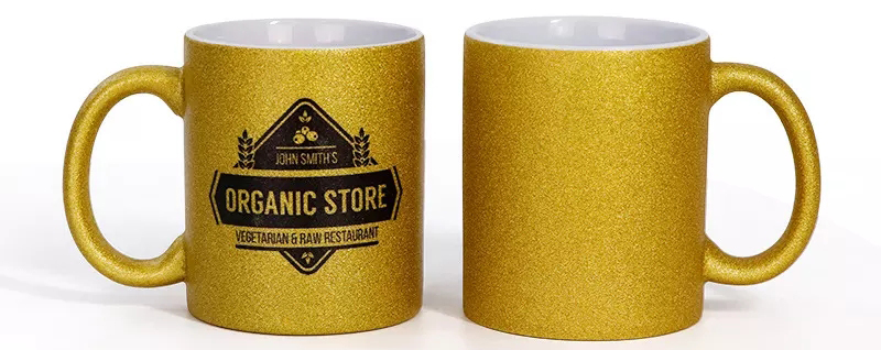 Sublimation 11oz Glitter Mug Sublimation Coffee Cup (163)