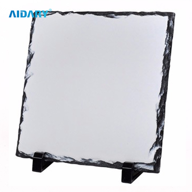 20*20cm Square Sublimation Slate Photo Rock