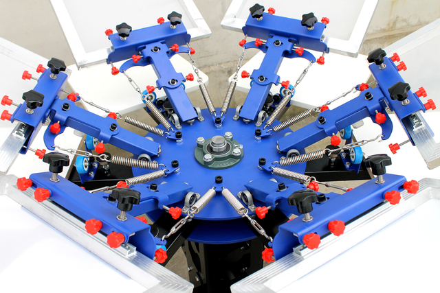 Six-color Six-state Double-wheel Screen Printing Machine